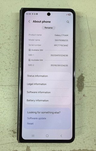 Samsung galaxy fold4 256 - z,